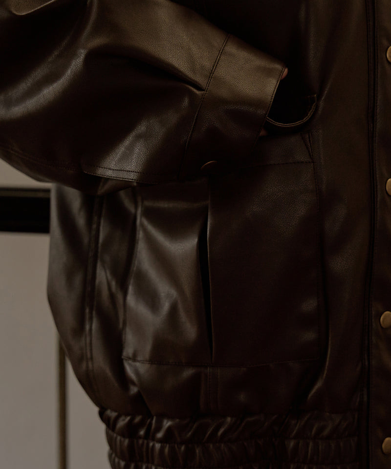 over design blouson / オーバーデザインブルゾン