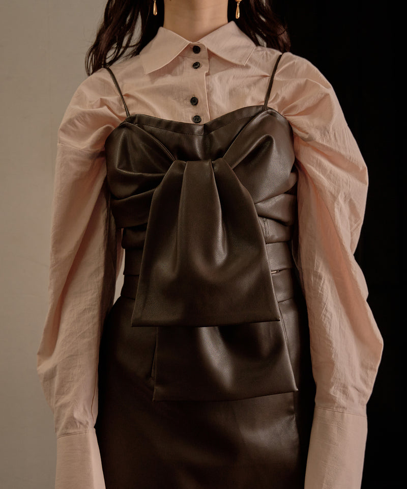 design ribbon bustier / デザインリボンビスチェ