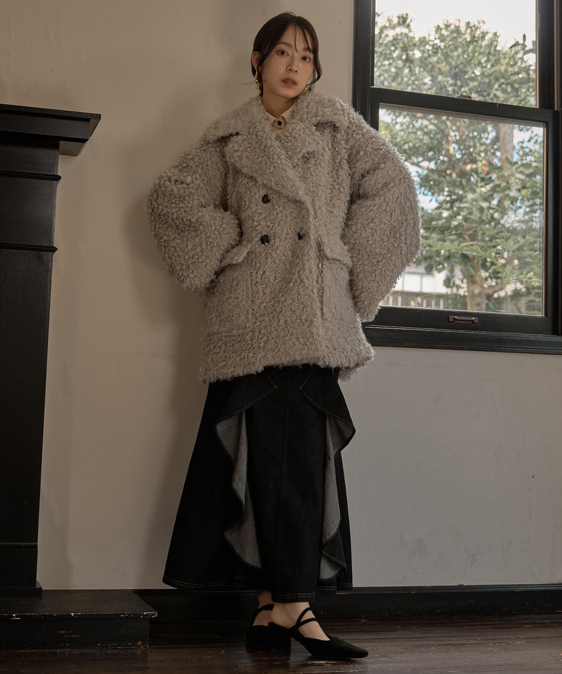 【予約商品】poodle middle coat / プードルミドルコート
