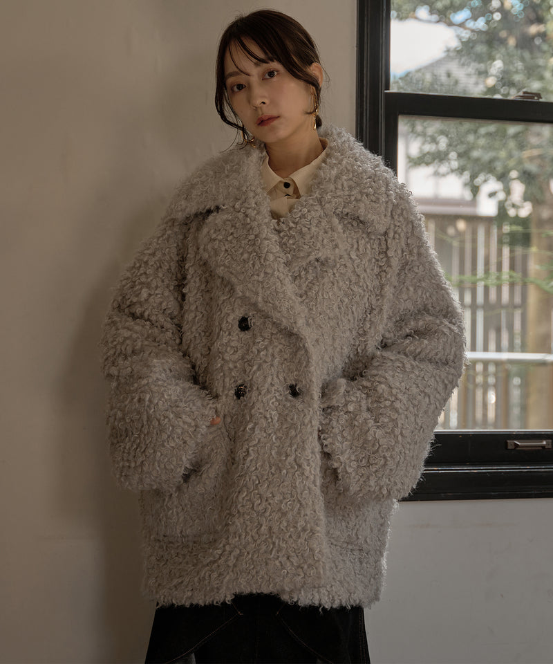 【予約商品】poodle middle coat / プードルミドルコート
