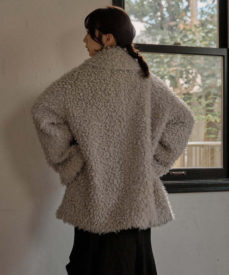【予約商品】poodle middle coat / プードルミドルコート