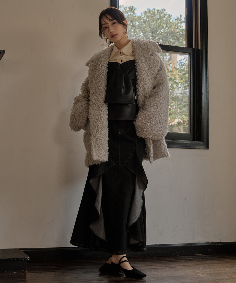 【予約商品】poodle middle coat / プードルミドルコート