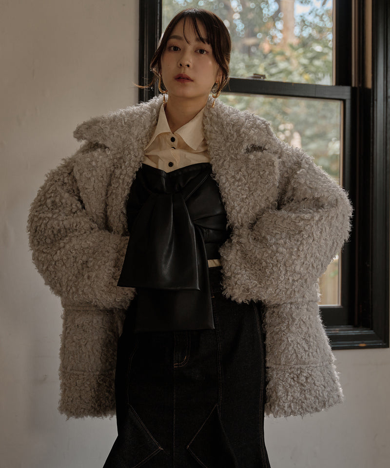 【予約商品】poodle middle coat / プードルミドルコート
