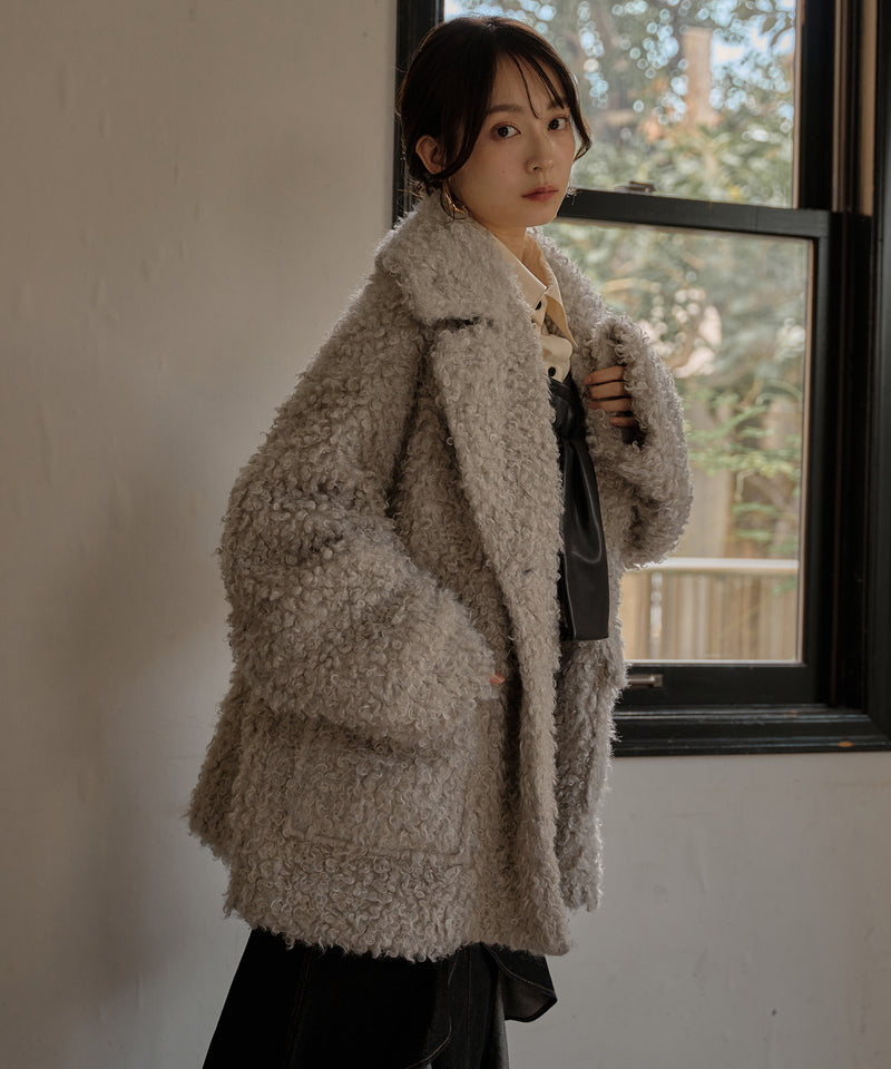 【予約商品】poodle middle coat / プードルミドルコート