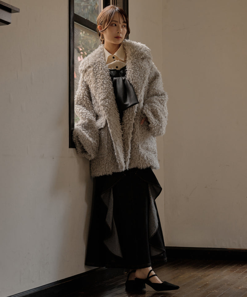 【予約商品】poodle middle coat / プードルミドルコート