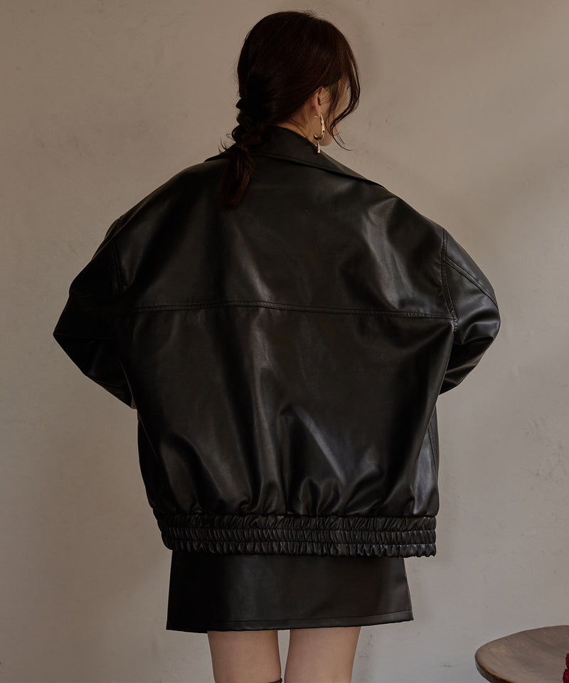 over design blouson / オーバーデザインブルゾン
