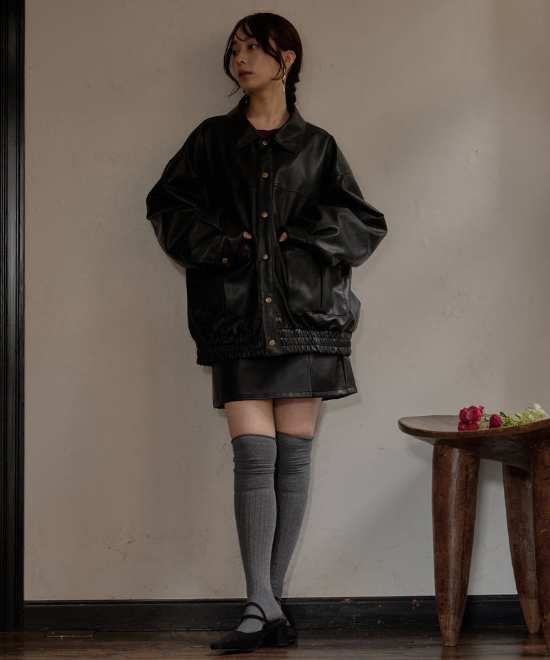 over design blouson / オーバーデザインブルゾン
