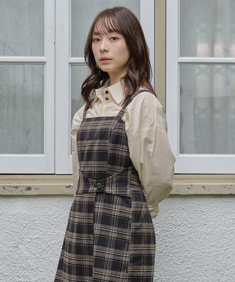 check mini onepiece / チェックミニワンピース
