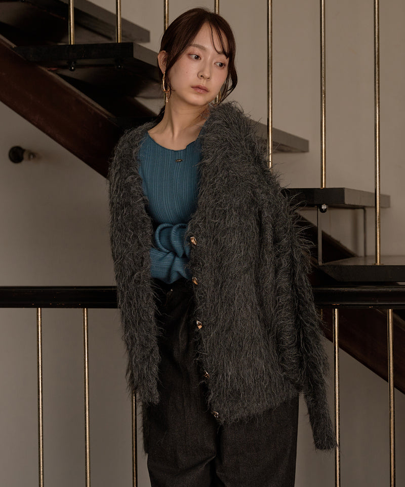 long sleeve rib knit / ロングスリーブリブニット