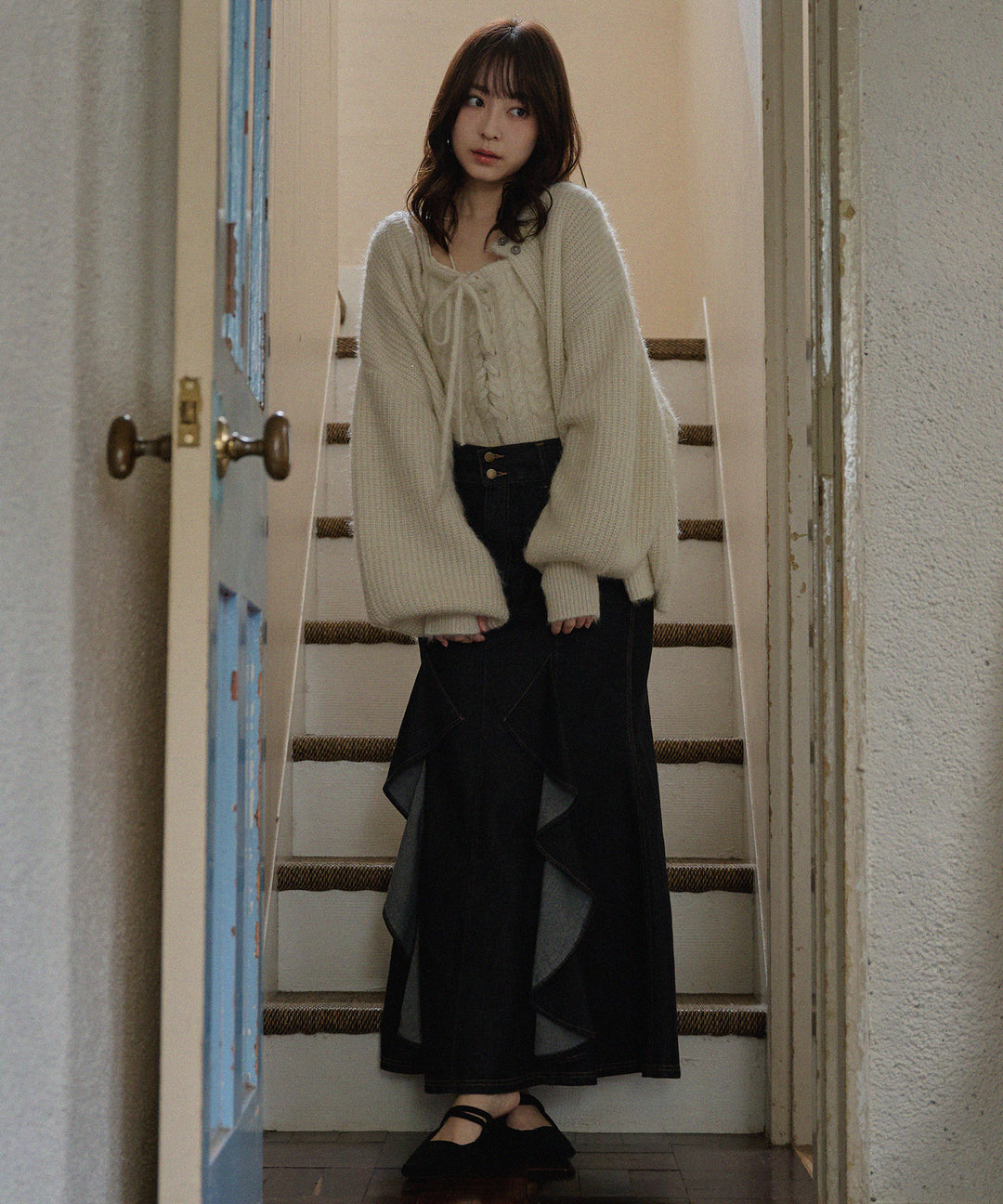 予約商品】spangle knit ensemble / スパンコールニット