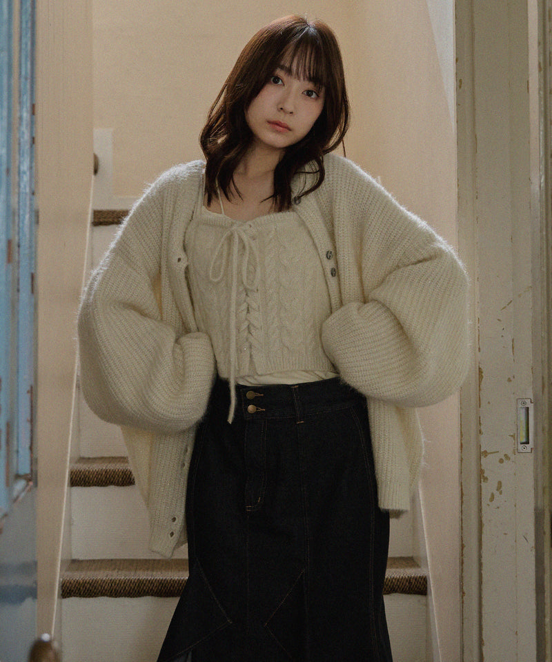 spangle knit ensemble / スパンコールニットアンサンブル