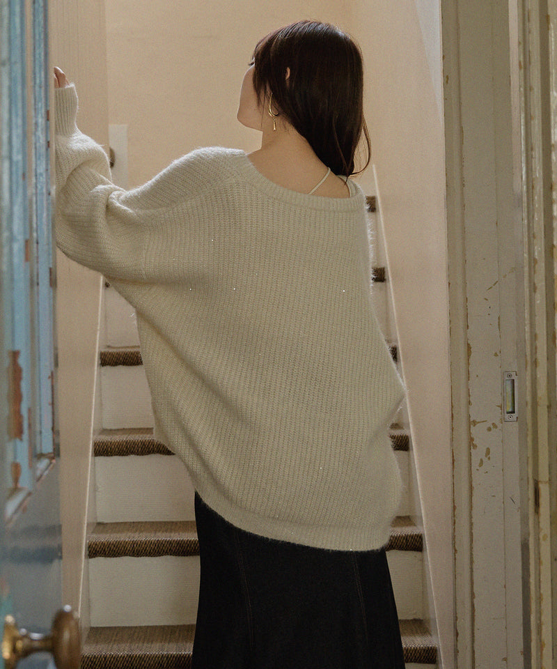 spangle knit ensemble / スパンコールニットアンサンブル