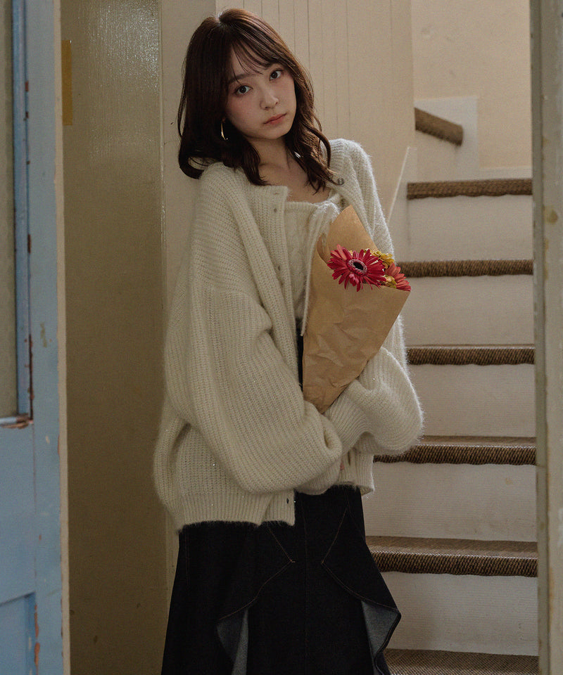 spangle knit ensemble / スパンコールニットアンサンブル