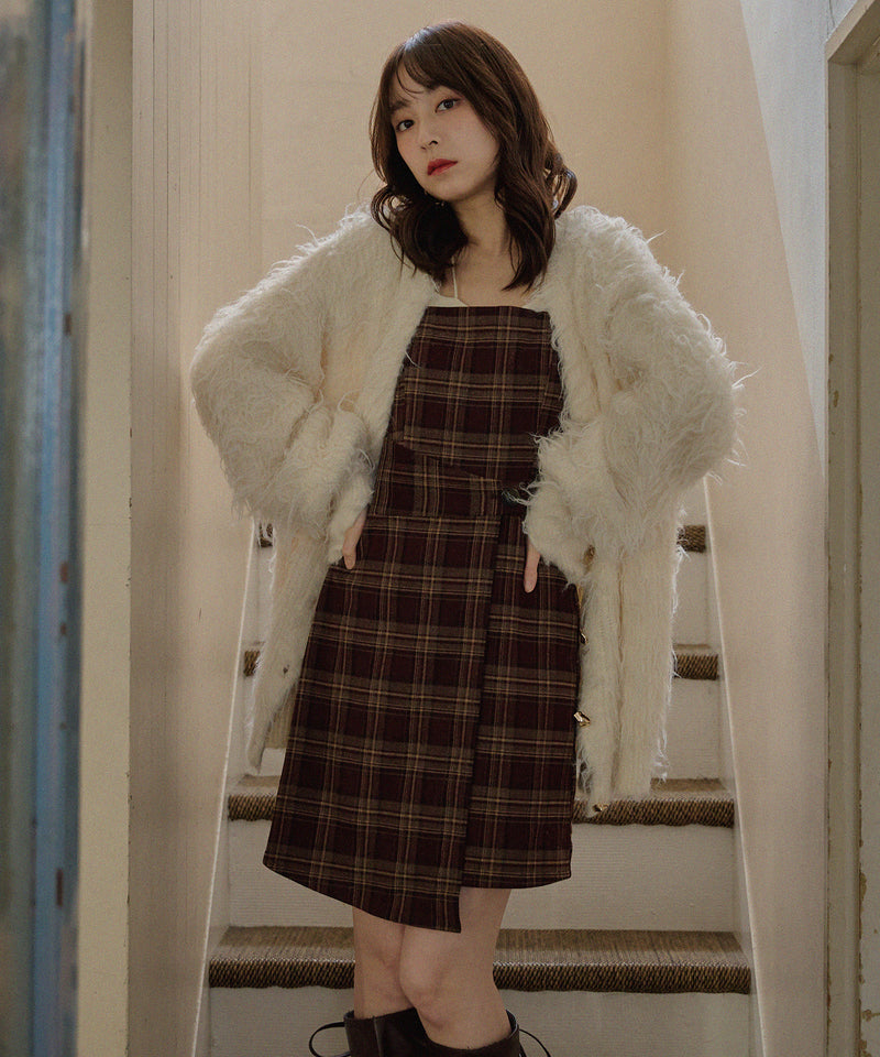 check mini onepiece / チェックミニワンピース