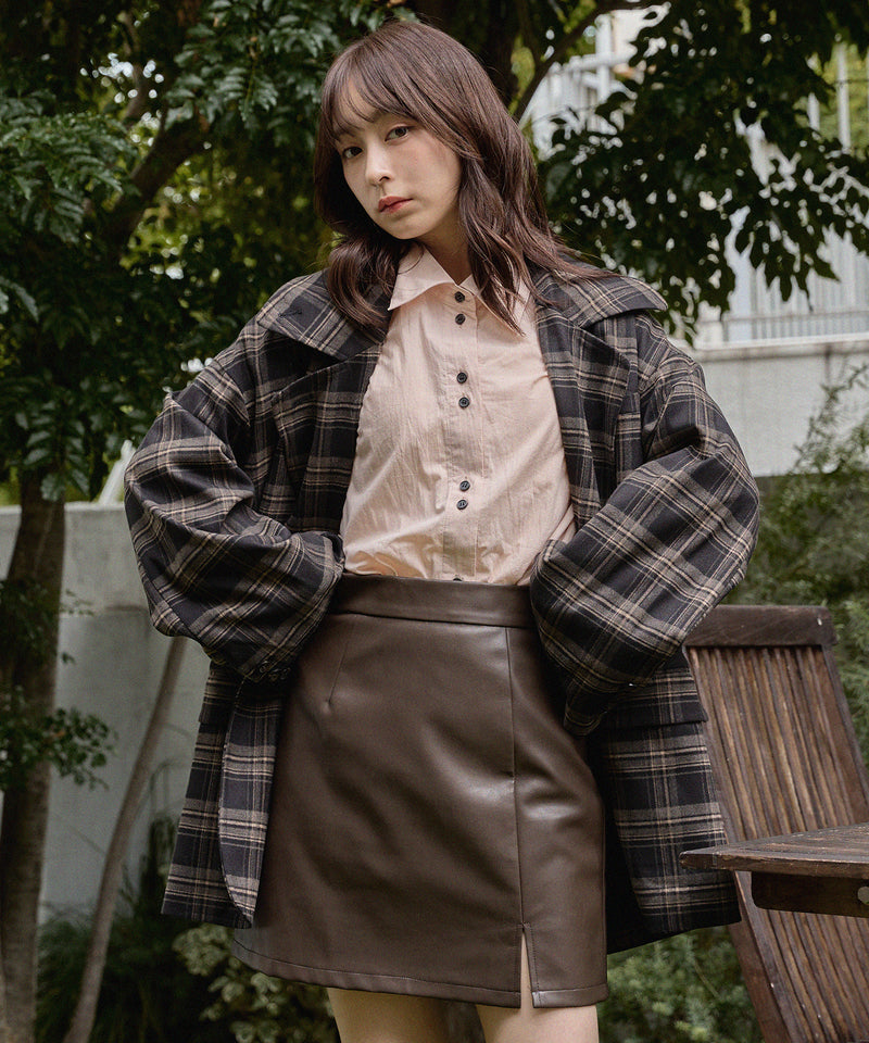 check over jacket / チェックオーバージャケット