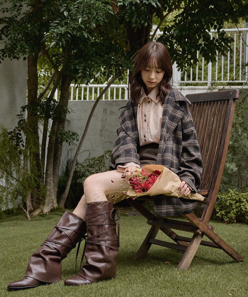 check over jacket / チェックオーバージャケット