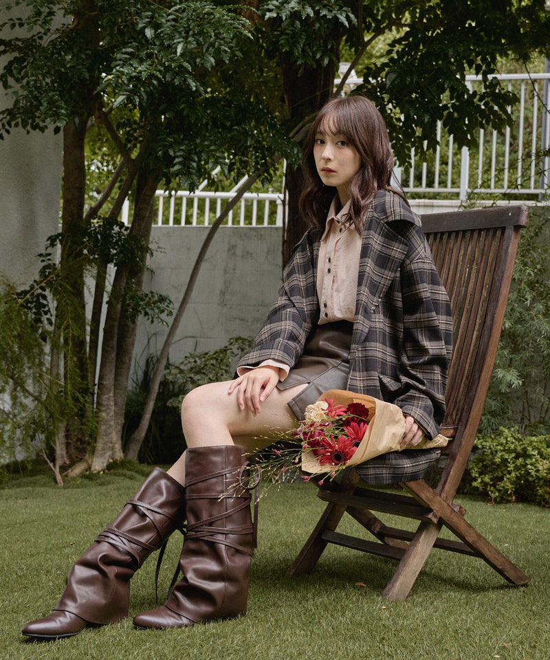 check over jacket / チェックオーバージャケット