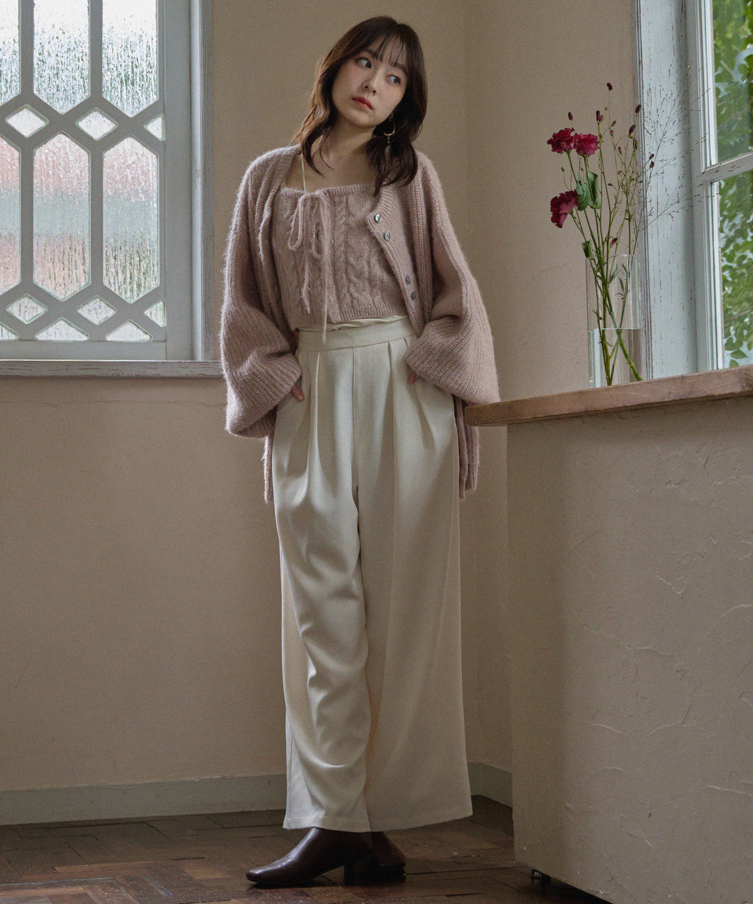 予約商品】spangle knit ensemble / スパンコールニット