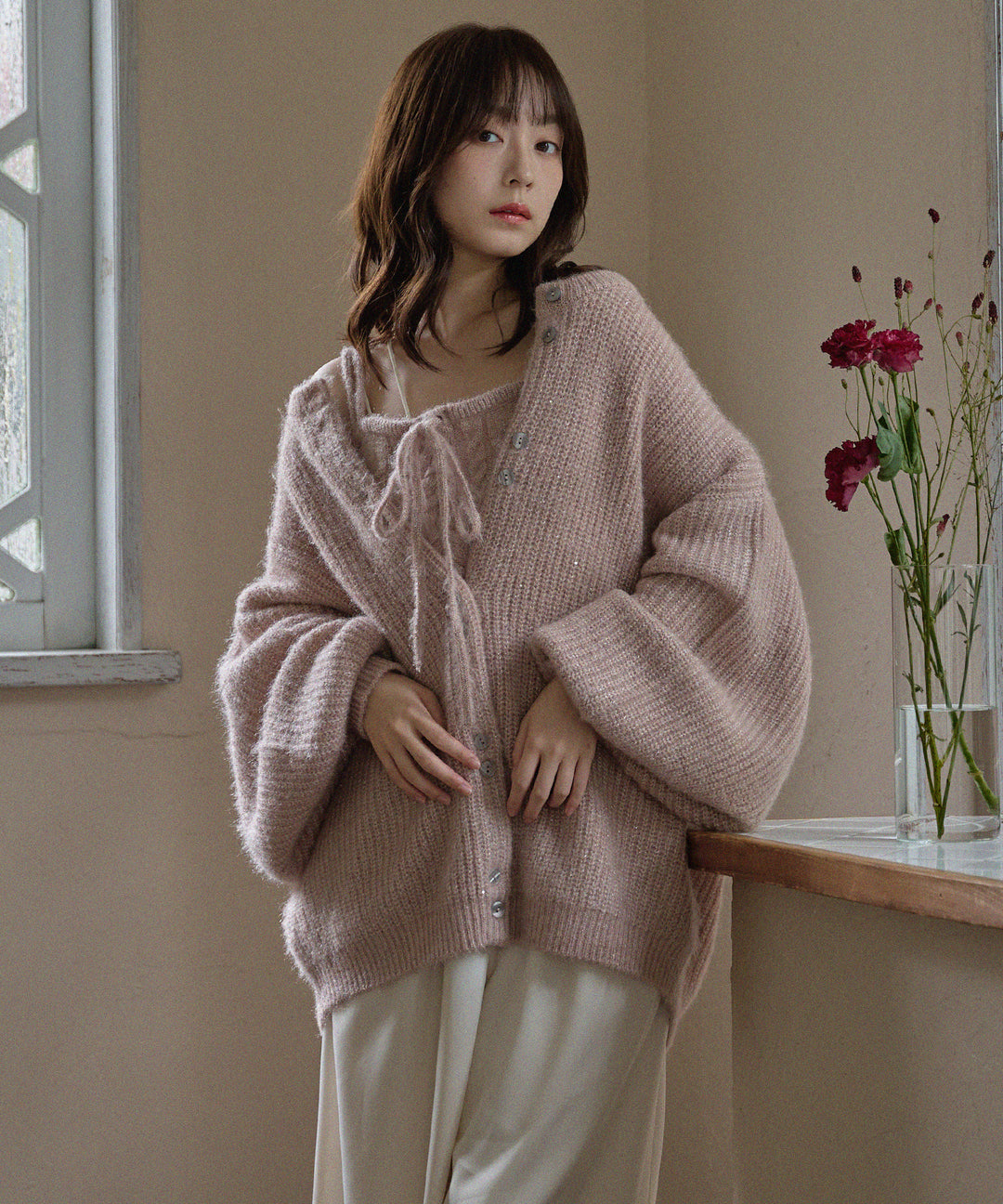 spangle knit ensemble / スパンコールニットアンサンブル – favclo.