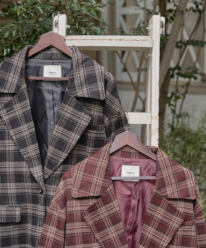 check over jacket / チェックオーバージャケット