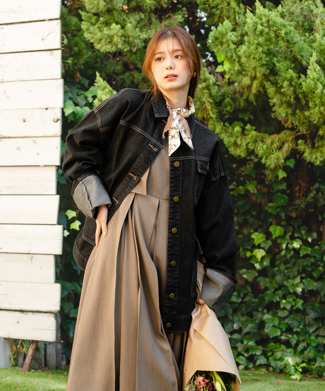 mideal マイディール flap design cami onepiece