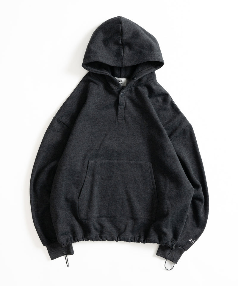 【WETTEMPT｜ウィテンプト】FLEECE LINING SNAP PARKA /裏起毛スナップパーカー