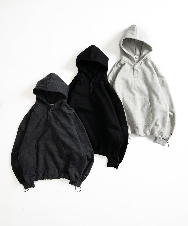 【WETTEMPT｜ウィテンプト】FLEECE LINING SNAP PARKA /裏起毛スナップパーカー