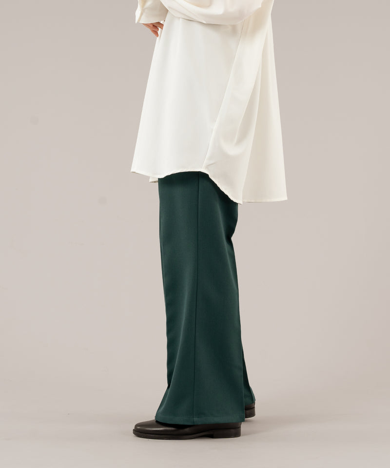 SEMI FLARE WIDE PANTS/セミフレアワイドパンツ