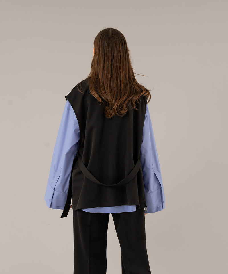 STAND NECK MILLITARY GILET/スタンドネックミリタリージレ