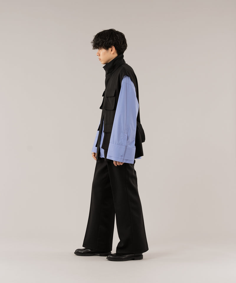 SEMI FLARE WIDE PANTS/セミフレアワイドパンツ