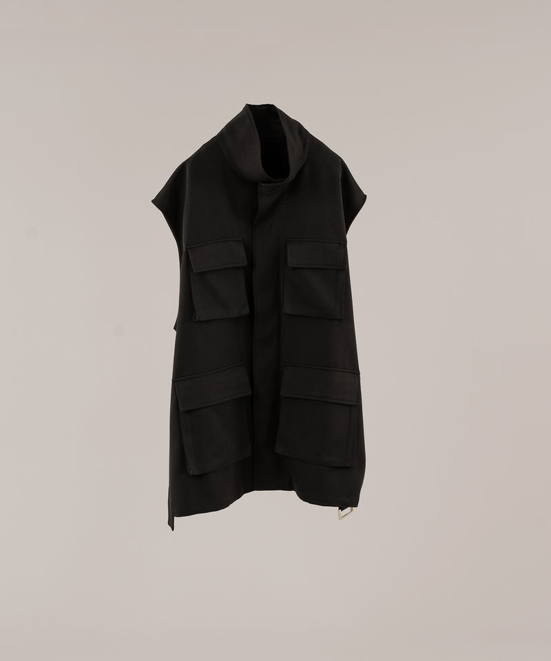 STAND NECK MILLITARY GILET/スタンドネックミリタリージレ