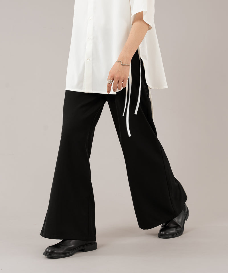 BUCK ZIP WIDE PANTS/バックジップワイドパンツ