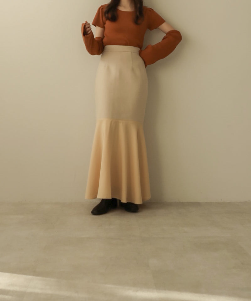 design long skirt / デザインロングスカート　