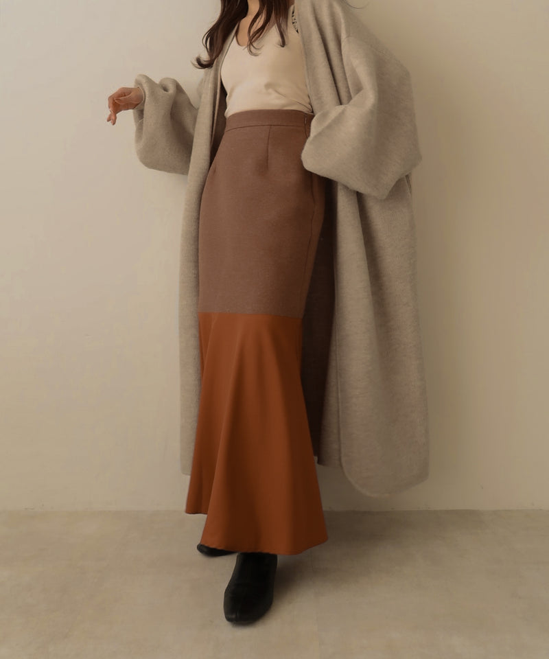 design long skirt / デザインロングスカート　