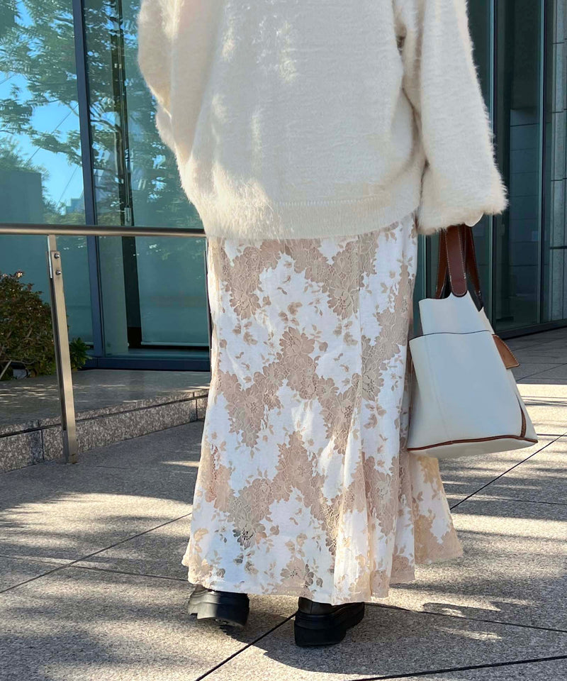 ASSORT FLARE SKIRT/アソート裾フレアスカート