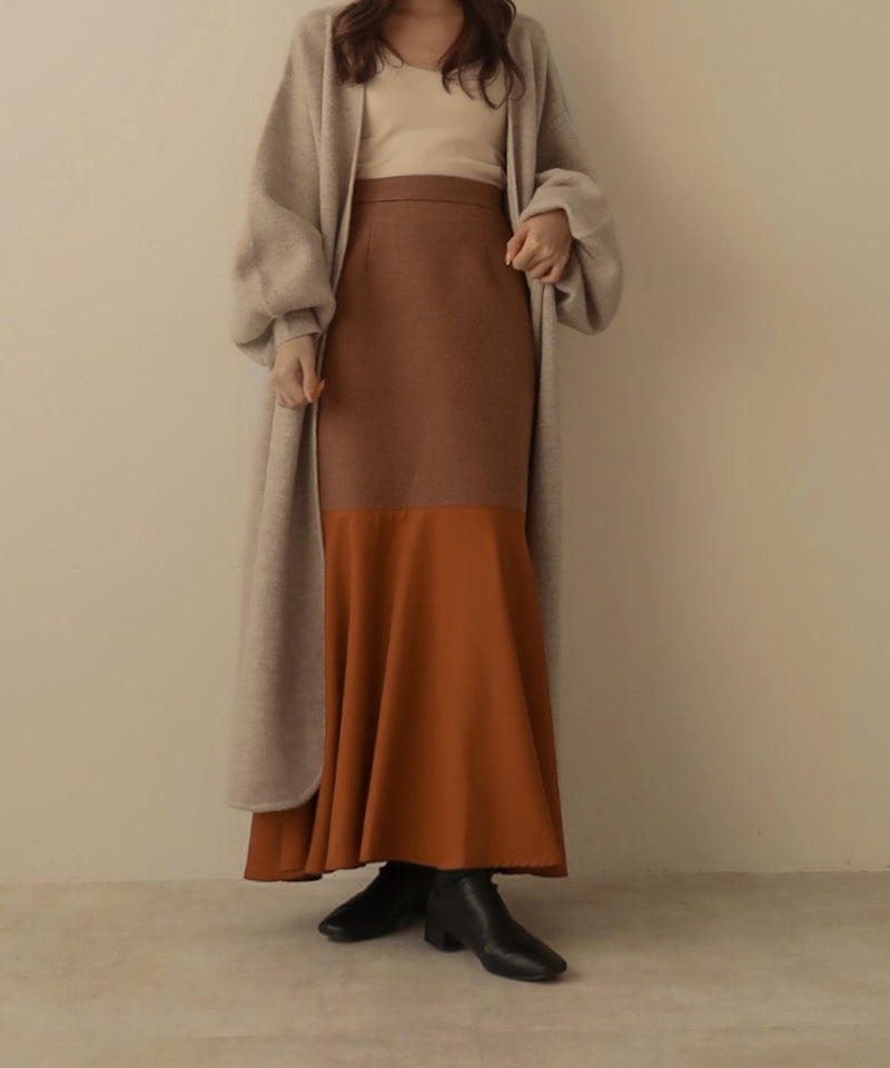 design long skirt / デザインロングスカート　
