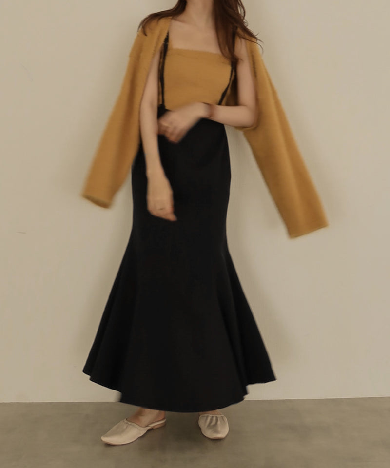 suspender mermaid skirt / サスペンダーマーメイドスカート