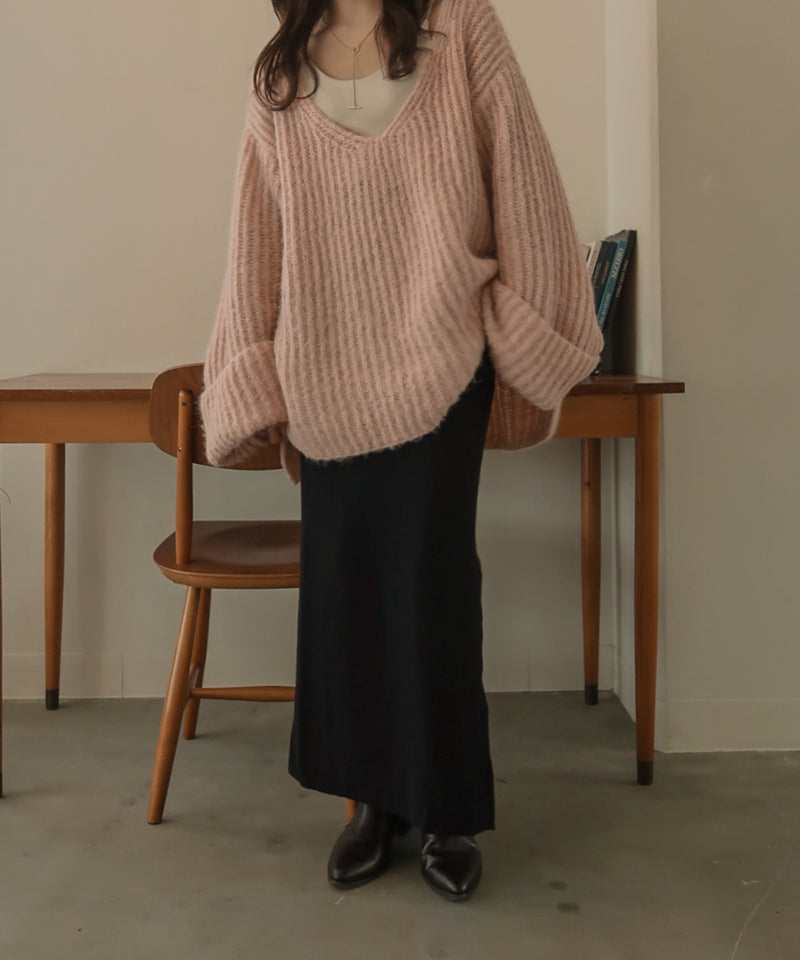 knit tight skirt /  ニットタイトスカート