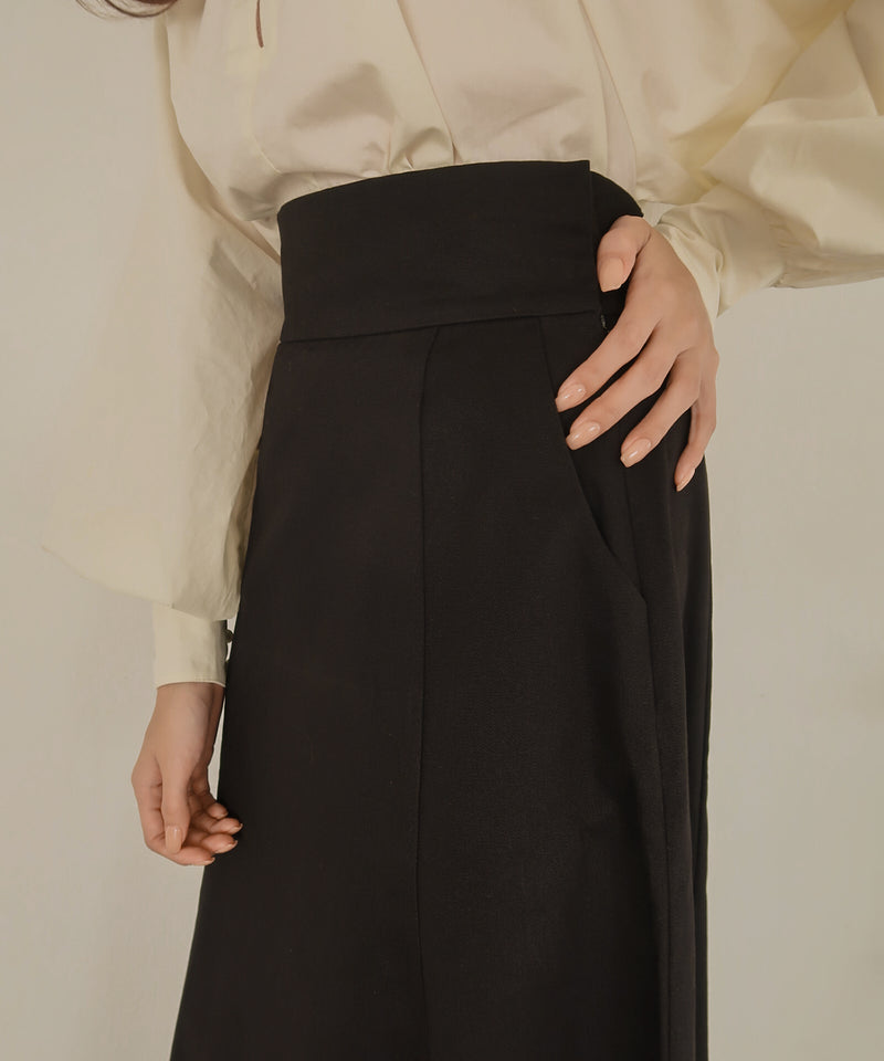highwaist flare skirt / ハイウエストフレアスカート
