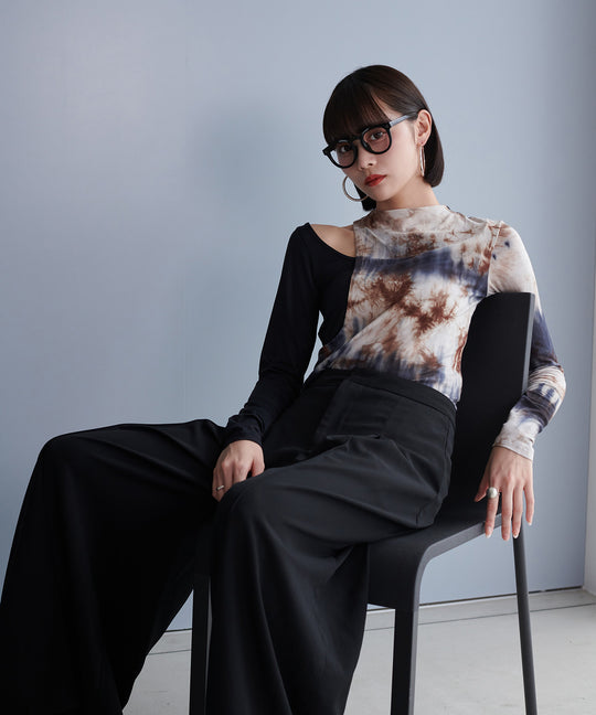 【by manato】Docking Sheer Tops / ドッキングシアートップス